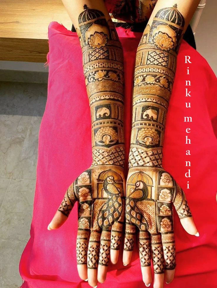 Front Hand Mehndi Designs 2026 Minimal Mandala & Valentine Style
